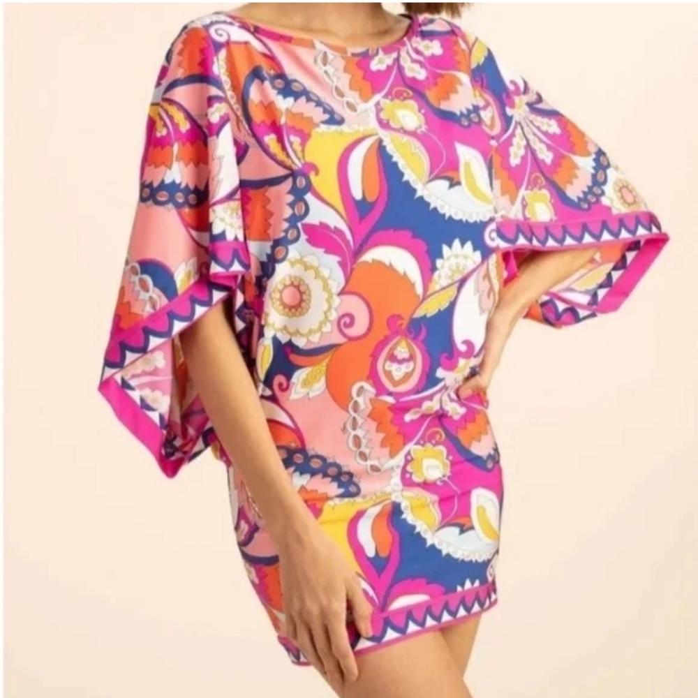 Trina Turk Multicolor Floral Swim Cover-Up - Picture 2 of 4